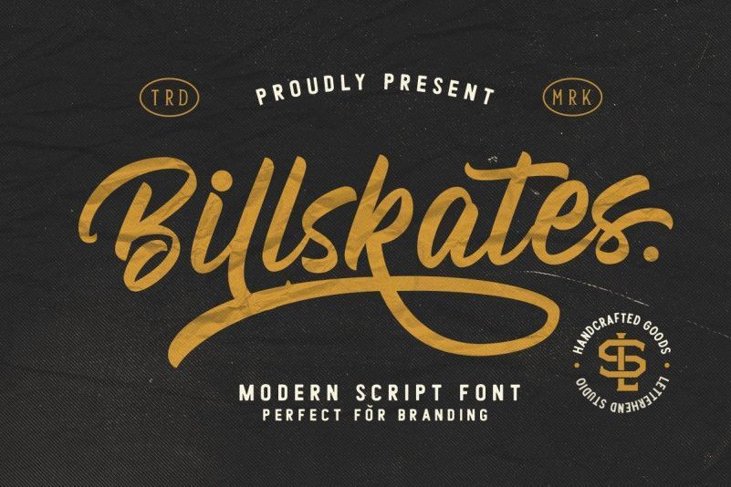 Billskates Script Font - Download Fonts