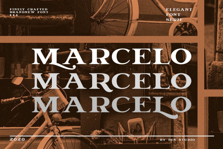 Marco Angelo Lettering Marcelo Engraved Serif Font - Download Fonts