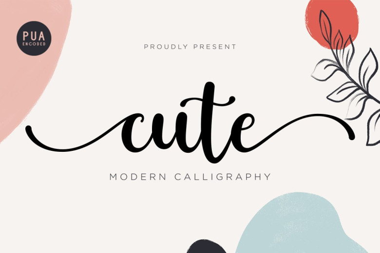 word cursive fonts