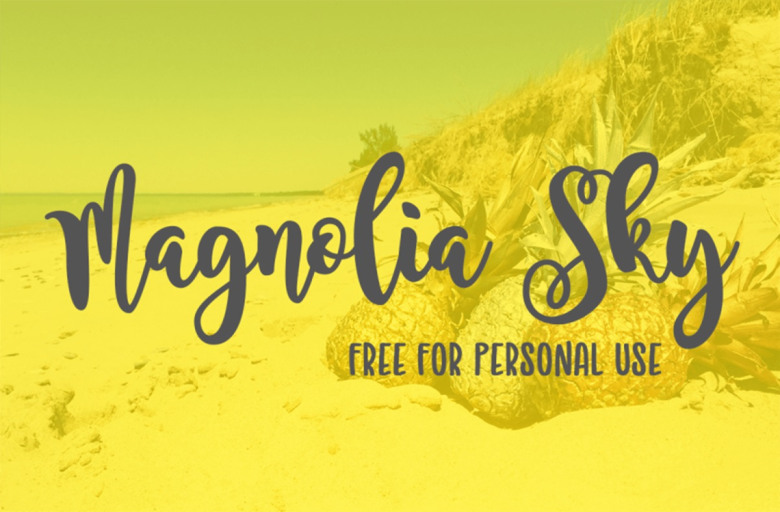 Magnolia Sky Font - Download Fonts