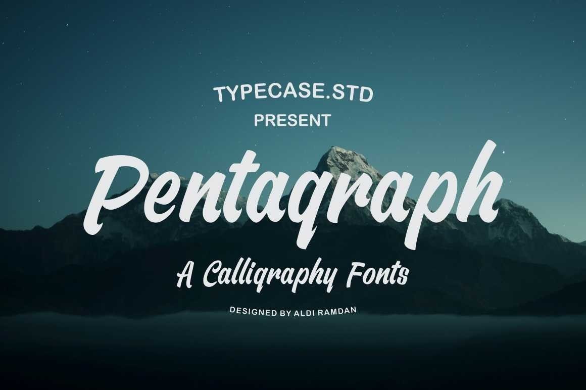 Pentagonal Font Pentagraph Font - Download Fonts
