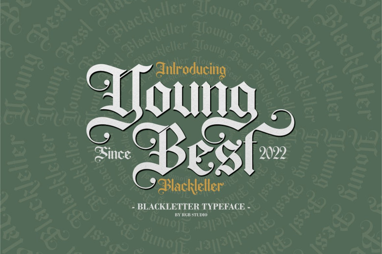 Young Lettering Young Best Font - Download Fonts