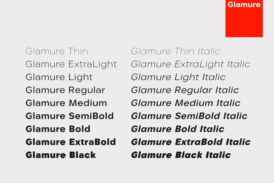 Glamure Sans Serif Font -3