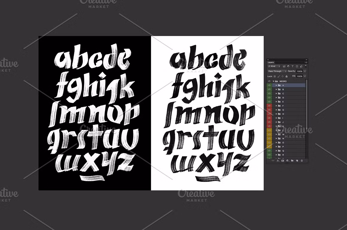 Zeyk Brush Font -2