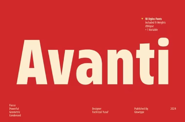 Avanti Sans Serif Font