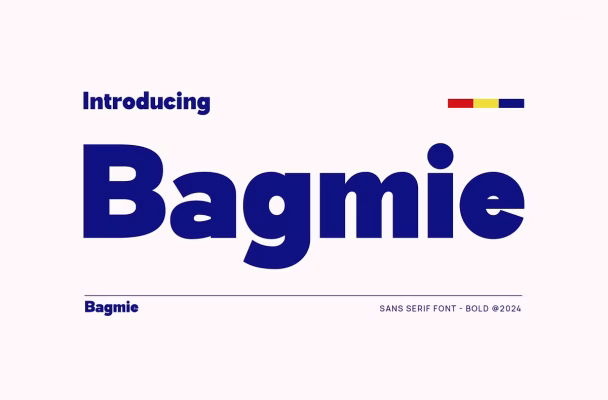 Bagmie Sans Serif Font