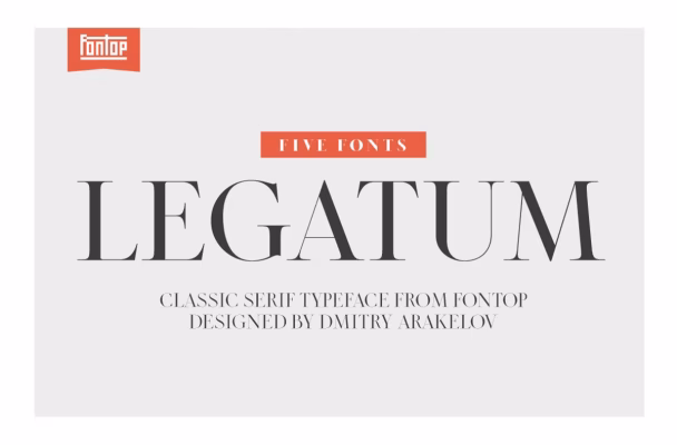Legatum Serif Font