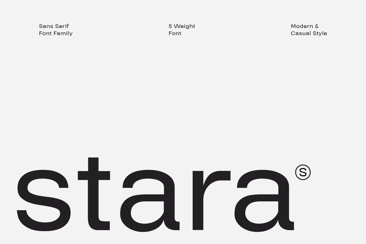 Stara Sans Serif Font